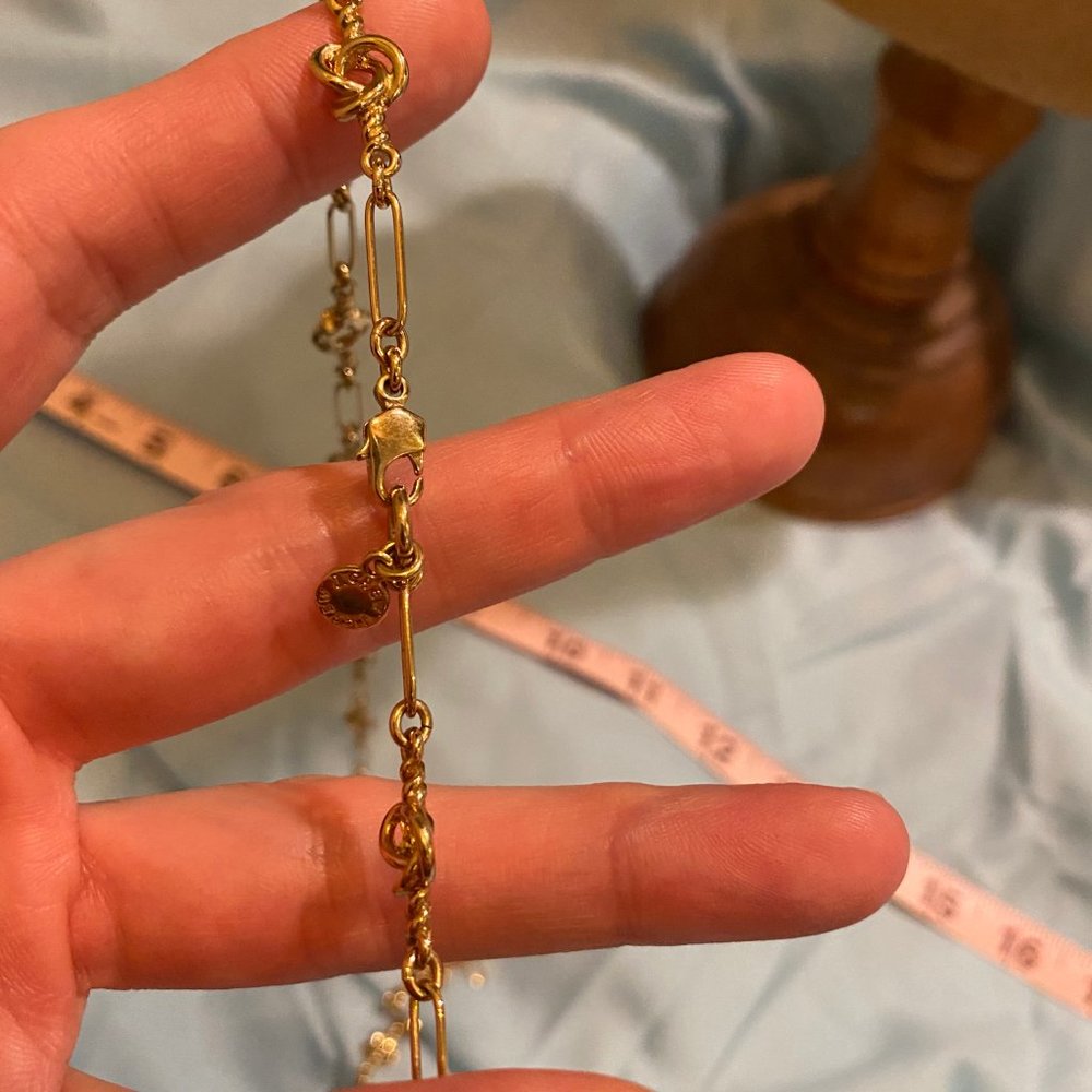 J Crew Gold Twist Necklace - Picture 7 of 9
